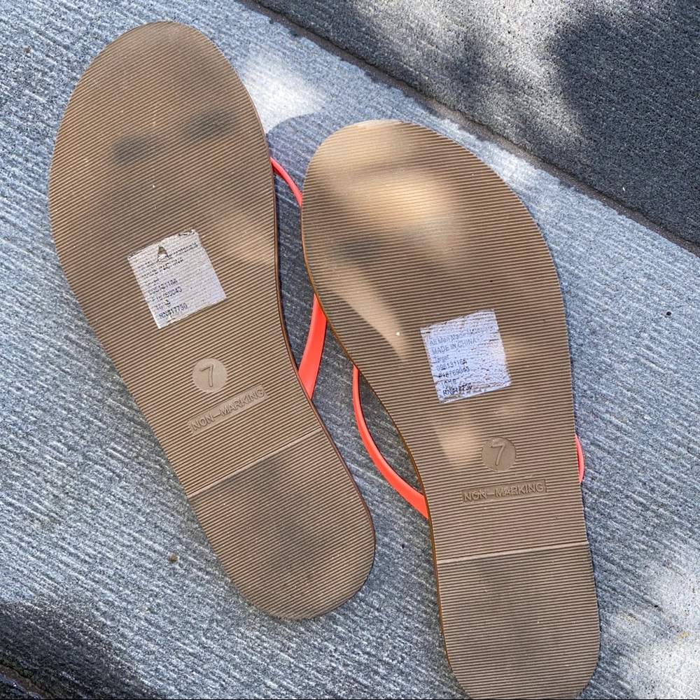 Neon Orange Flip Flips - Picture 3 of 3